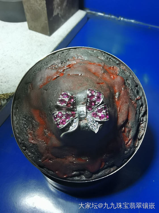 蝴蝶结做好太美了，分享分享。_镶嵌