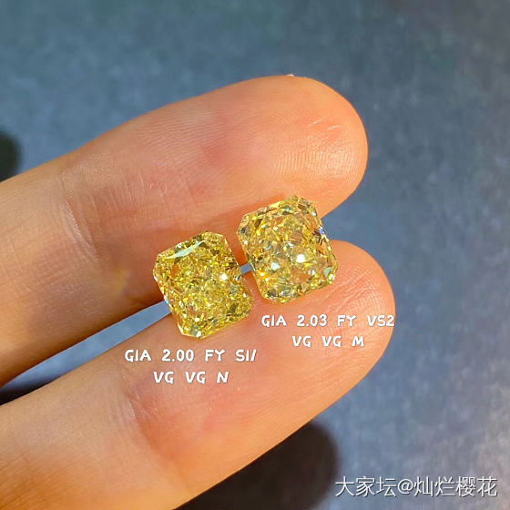 两克拉雷迪恩配对  超级大台面 
GIA  2.00ct  FY  SI1  V..._钻石