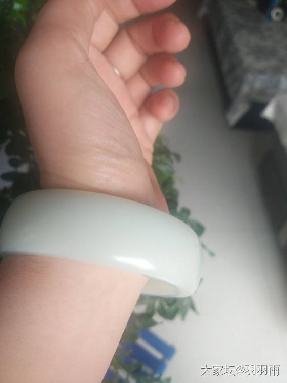 好了，晒晒镯_和田玉