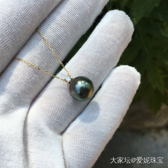 万年经典款式，黑珍珠吊坠好看吧，几百块就可以入手的哈哈_首饰