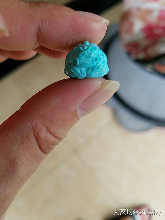 买了点松石配饰，能帮看看正经不嘛。_松石文玩