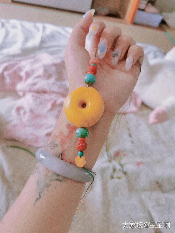 夏天就要五彩缤纷呀～_琥珀蜜蜡