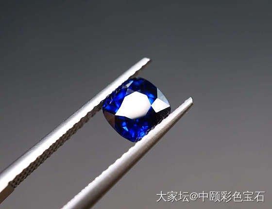 ##中颐天然皇家蓝蓝宝石##  1.63ct  GIC证书_蓝宝石名贵宝石