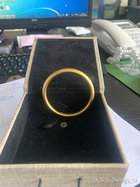我的日常镯子_手镯银金
