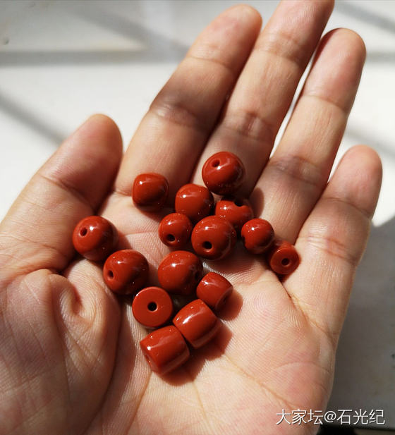 南红素珠_玉髓玛瑙