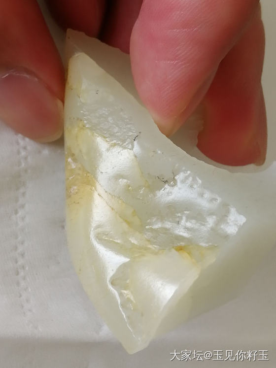 发给大家一些真籽料毛孔图片……_和田玉