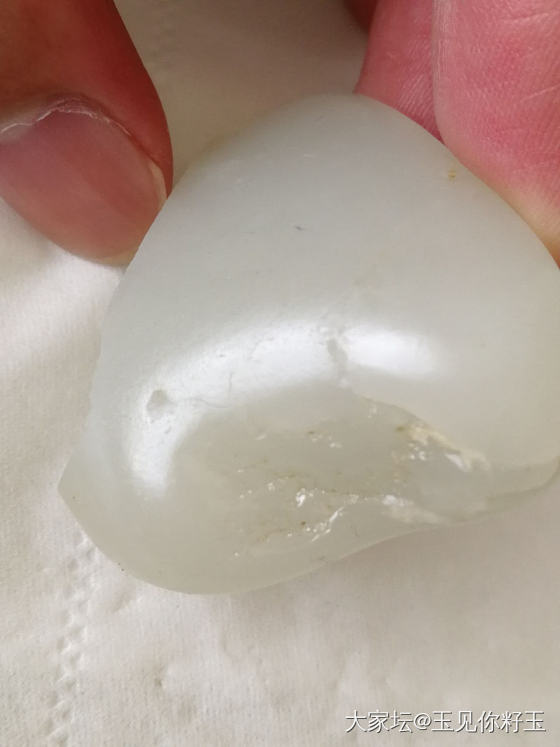 发给大家一些真籽料毛孔图片……_和田玉