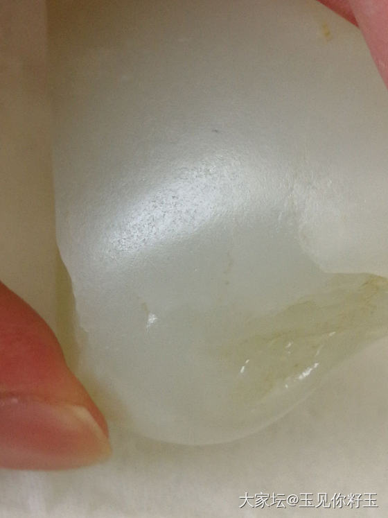 发给大家一些真籽料毛孔图片……_和田玉