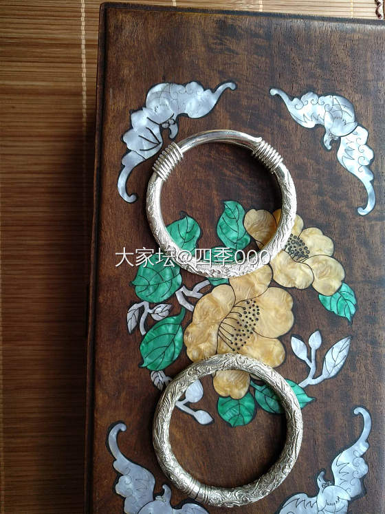 龙凤呈祥_手镯银