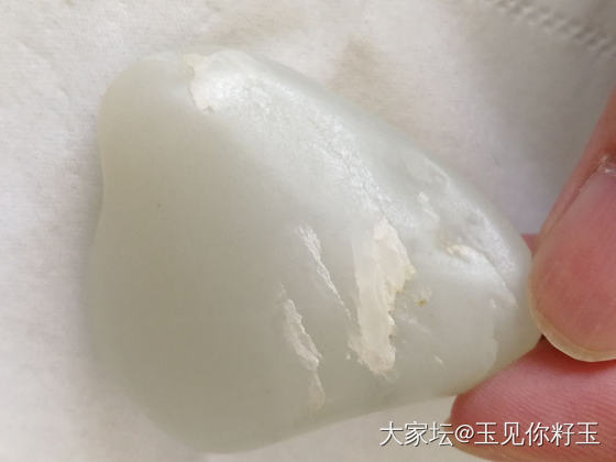 发给大家一些真籽料毛孔图片……_和田玉