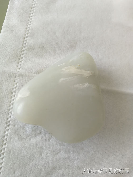 发给大家一些真籽料毛孔图片……_和田玉