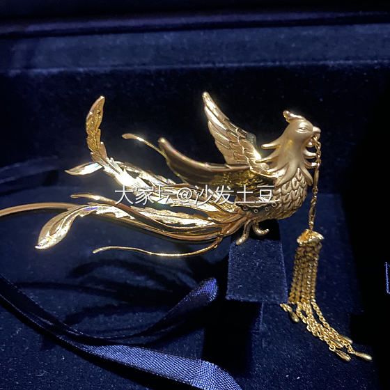 周大福凤簪，美美美_簪子金