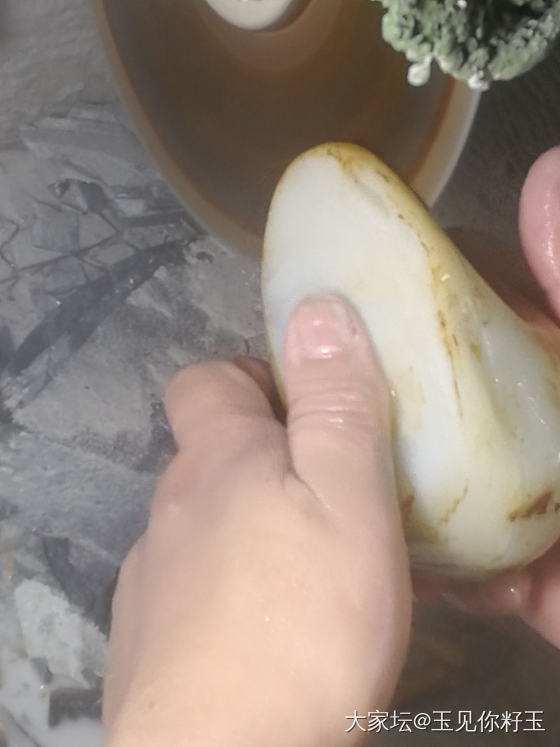 大籽切料过程及陆续制作过程……_和田玉