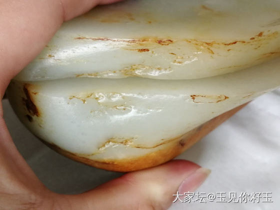 大籽切料过程及陆续制作过程……_和田玉