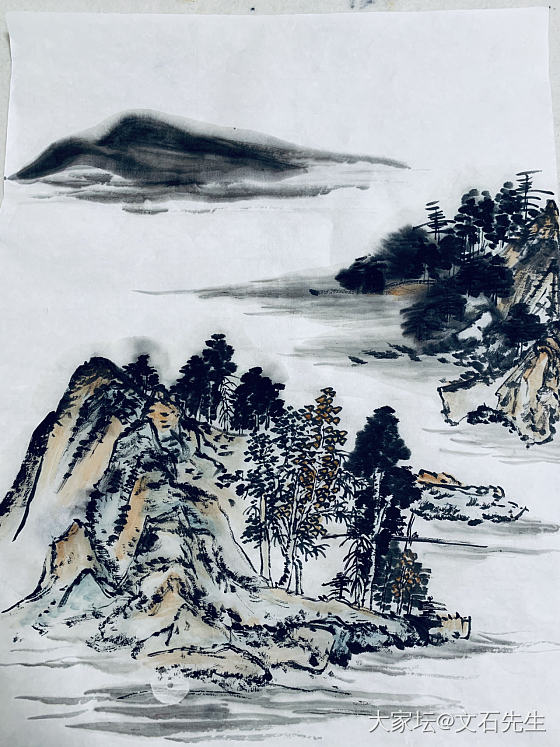 风雨云山几处秋_书画