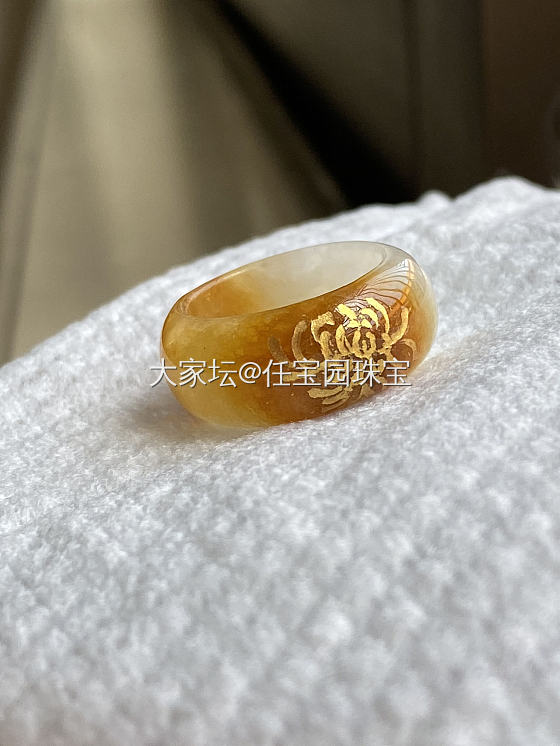 手镯描金-—-秋菊系列，手镯修复、镶嵌设计_工艺