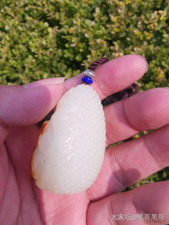 收了个范浩刚工作室出的长寿题材自己稀罕呀_和田玉