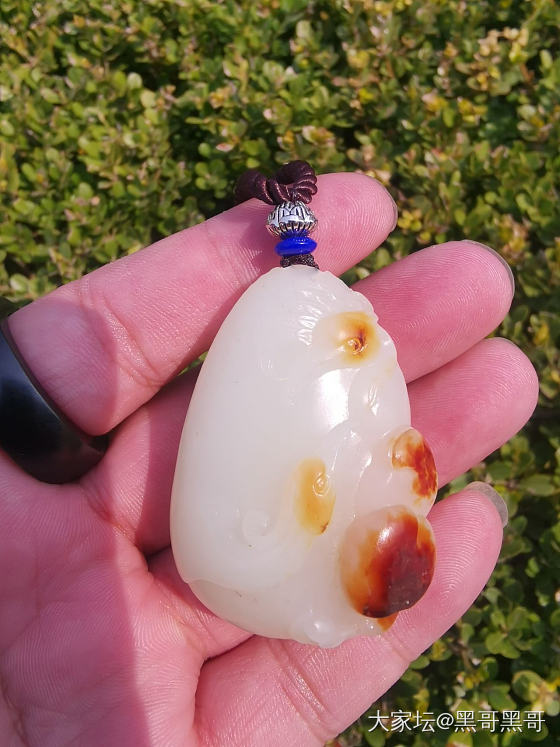 收了个范浩刚工作室出的长寿题材自己稀罕呀_和田玉
