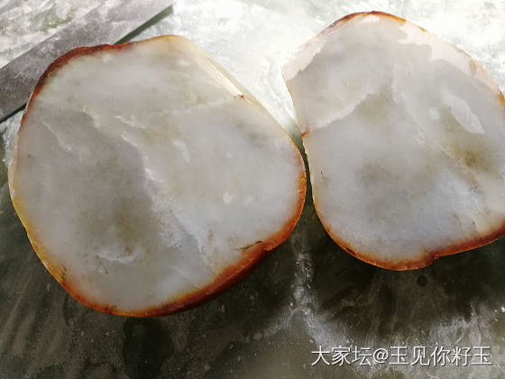 记录2，这个大籽切的蛮辛苦😂_和田玉