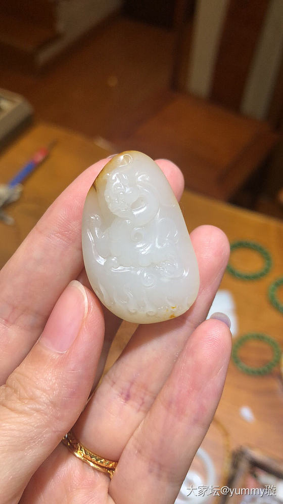 开始了😄_挂件珠串手镯和田玉