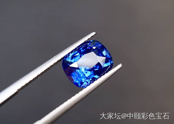 ##中颐天然未加热蓝宝石##  4.08ct  GRS证书_蓝宝石
