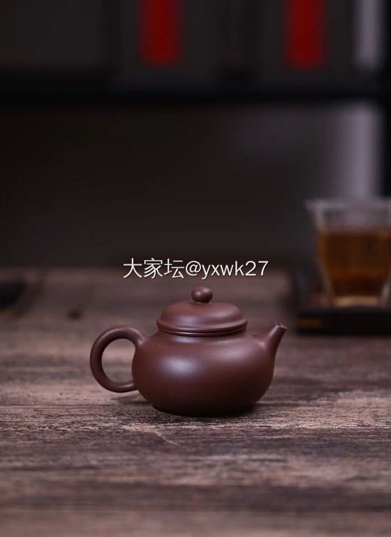 老紫泥老师傅手艺壶_茶道