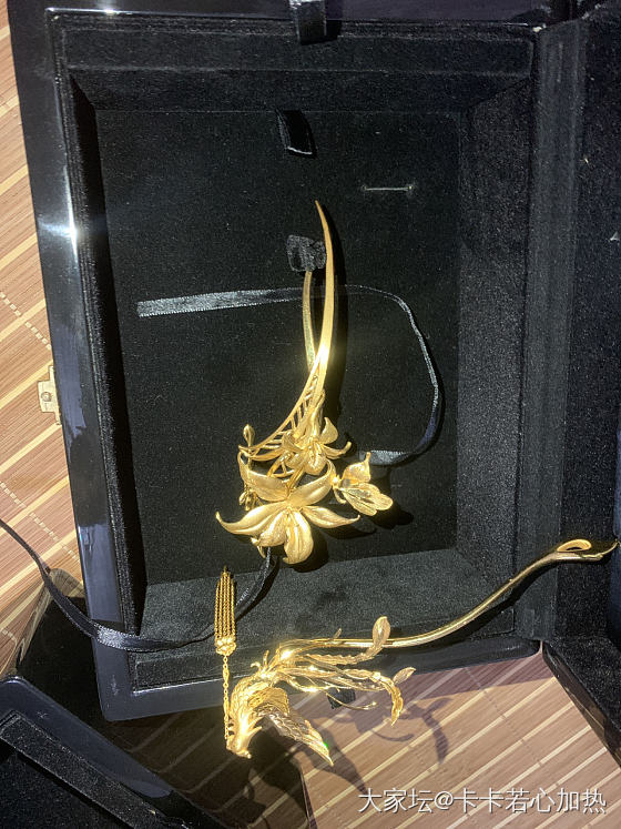 美吗？_头饰金