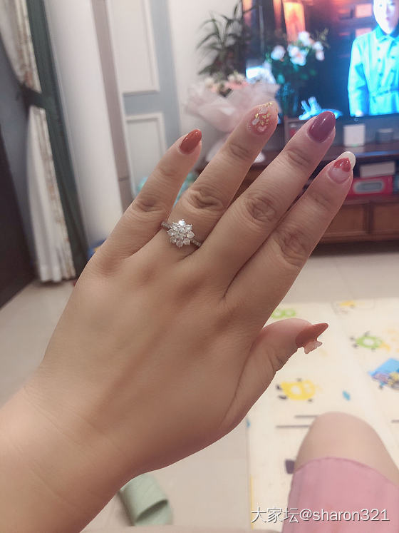肉手胖手的买家秀哈哈…_钻石
