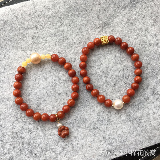 新搭配的，好看不_南红