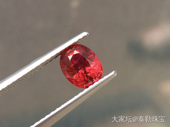 【泰勒彩宝】1.27ct无烧鸽血红裸石稀有主证_红宝石