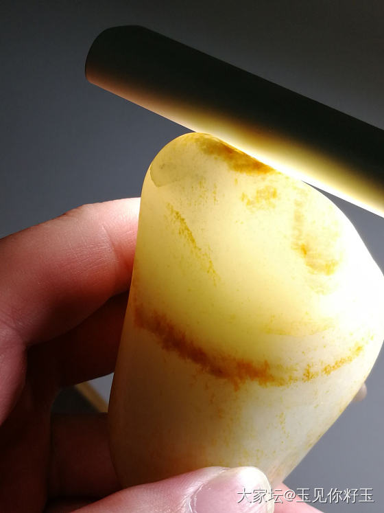 记录9，白细润，细度过灯的籽料……_和田玉