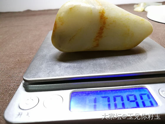记录9，白细润，细度过灯的籽料……_和田玉
