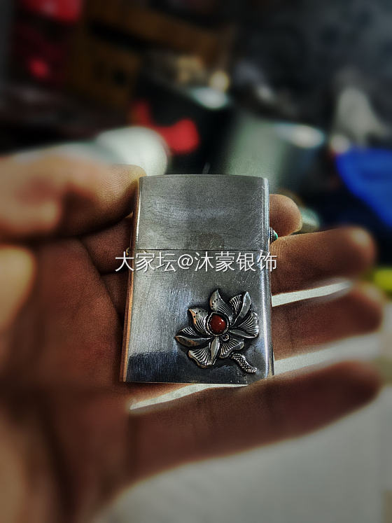 Zippo纯银外壳赏析_银