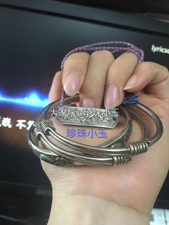 讨论贴：你戴得比较久的是哪只镯几呀？_手镯银