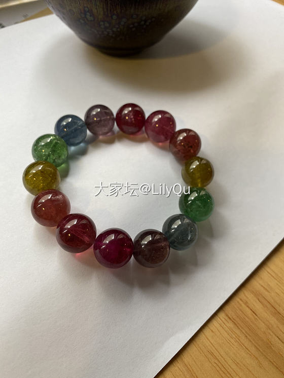 碧玺原来这么美_珠串碧玺彩色宝石