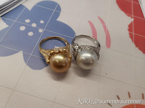 我有金银馒头，你有酱么？_戒指珍珠