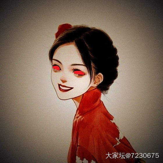 超美的女生
插画师：Qiuhan寒秋 ​ ​​​_书画