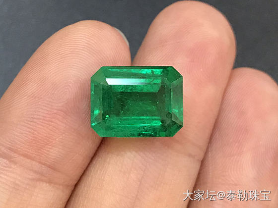 【泰勒彩宝】6.65ct祖母绿裸石新品_祖母绿