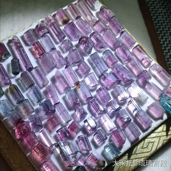 薰衣草紫色碧玺视频_碧玺彩色宝石