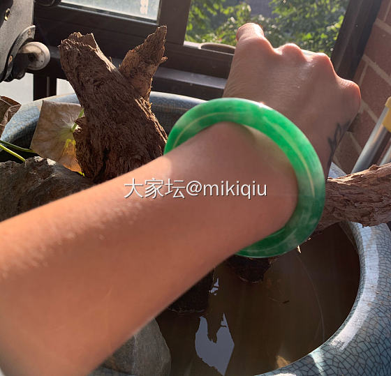 去藏区前宠幸几天这个绿镯子_手镯翡翠