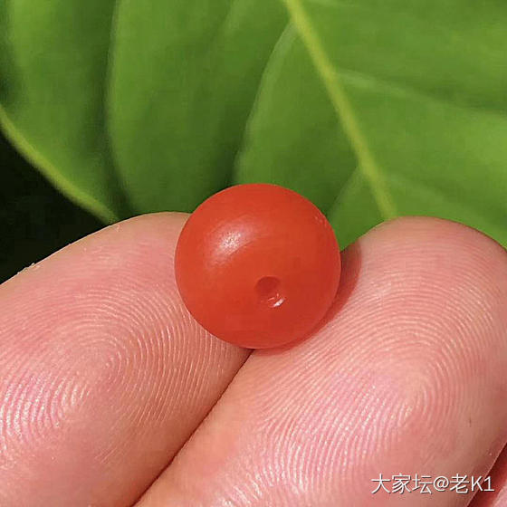 原矿南红玛瑙面包圈隔片_南红