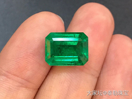 【泰勒彩宝】6.65ct祖母绿裸石精品_祖母绿