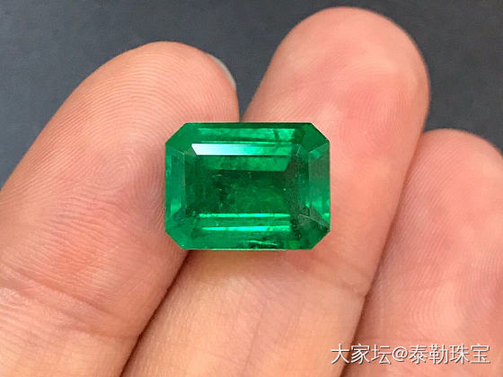 【泰勒彩宝】6.65ct祖母绿裸石精品_祖母绿