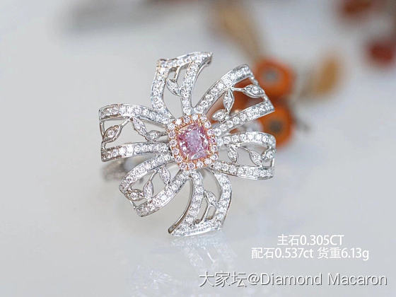 粉钻戒指💎新货
主石0.305ct 配石0.482ct 货重6.13g
【想在意..._钻石