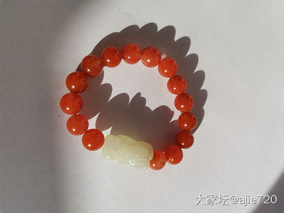 求坛友们帮忙看看这串珠子_玉髓玛瑙