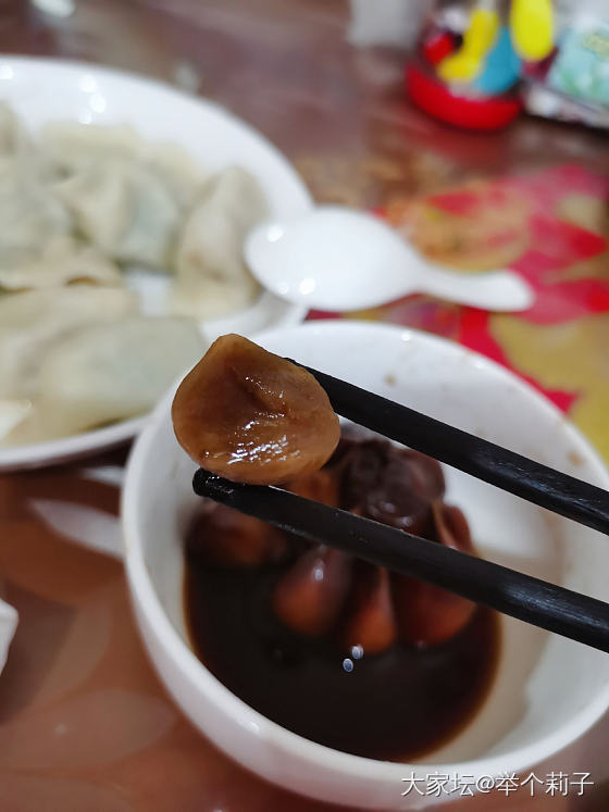 饺子和糖蒜_美食