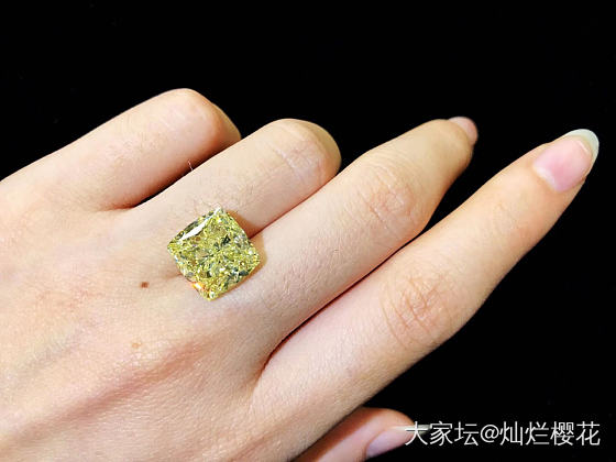 10.03克拉 Fancy Yellow I1 2VG N
实物比挺多Si2 还..._彩钻异形钻