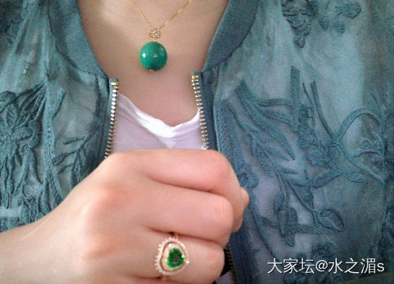 一串差绿松石珠珠，那个蓝真迷人_松石