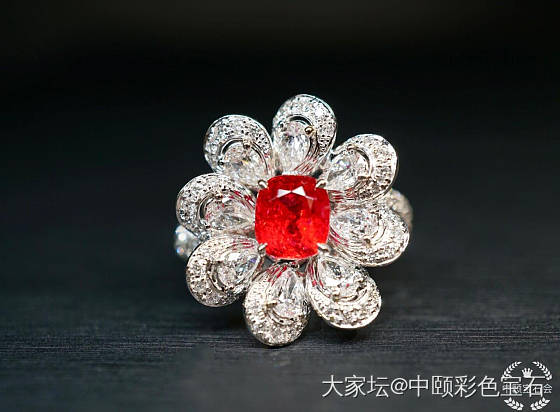 ##中颐旗舰天然红尖晶戒指##  1.23ct_尖晶石彩色宝石