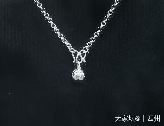 我的镯叽变成项链回来啦～_银